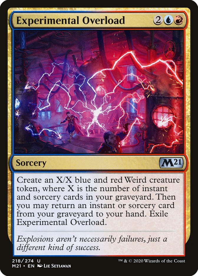 Experimental Overload [Core Set 2021] Magic: The Gathering