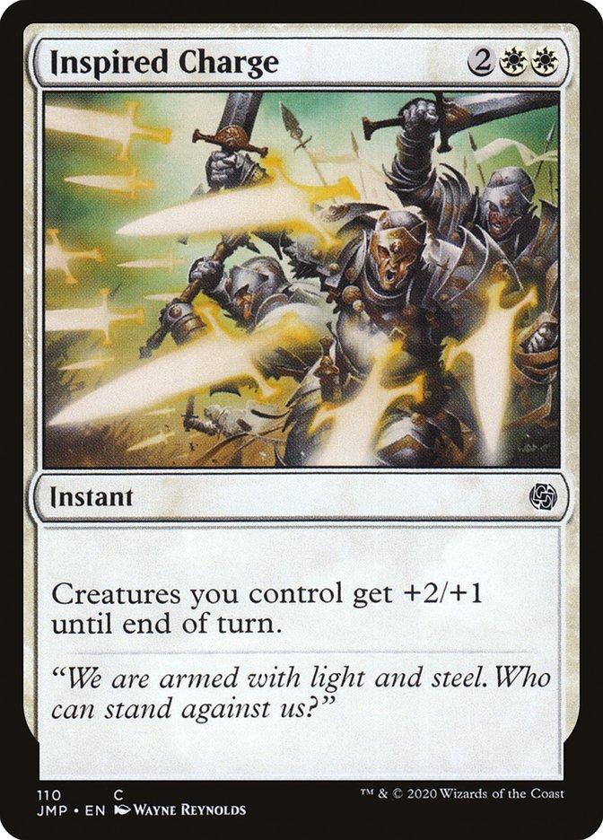 Inspired Charge [Jumpstart] Magic: The Gathering