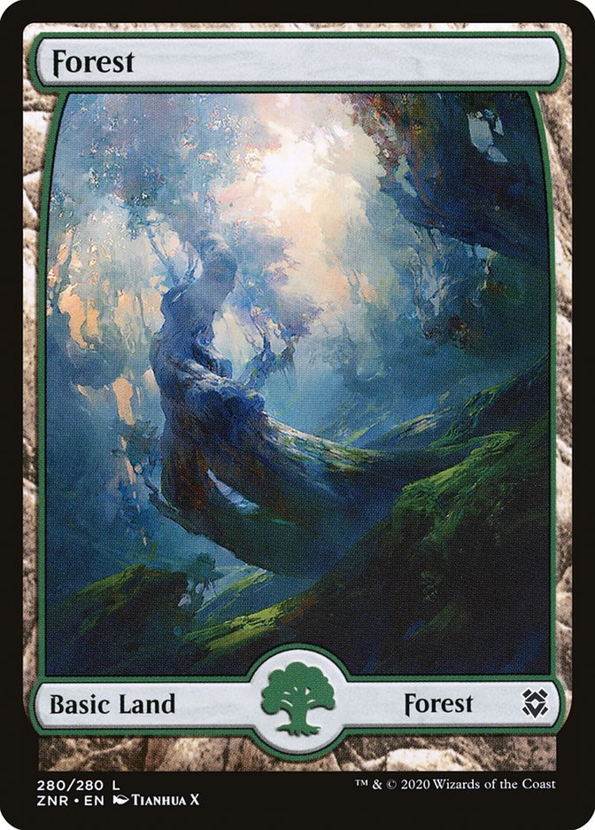 Forest (280) [Zendikar Rising] Magic: The Gathering