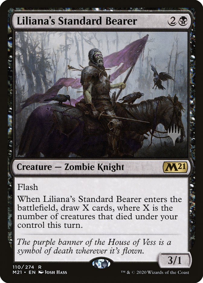 Liliana's Standard Bearer (Promo Pack) [Core Set 2021 Promos] Magic: The Gathering