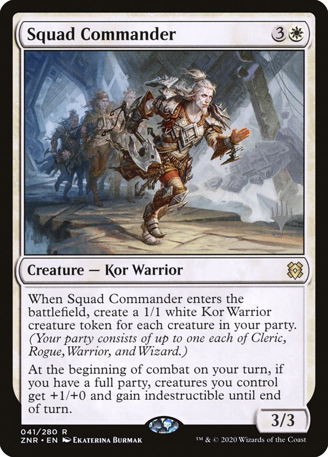 Squad Commander (Promo Pack) [Zendikar Rising Promos] Magic: The Gathering
