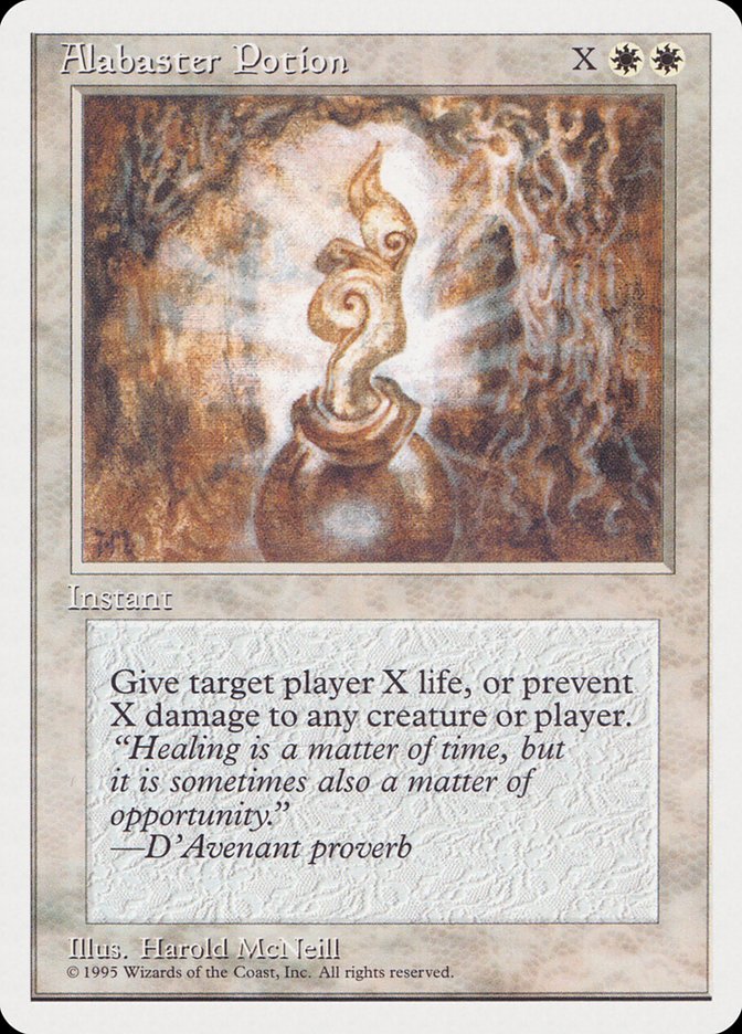 Alabaster Potion [Rivals Quick Start Set] Magic: The Gathering