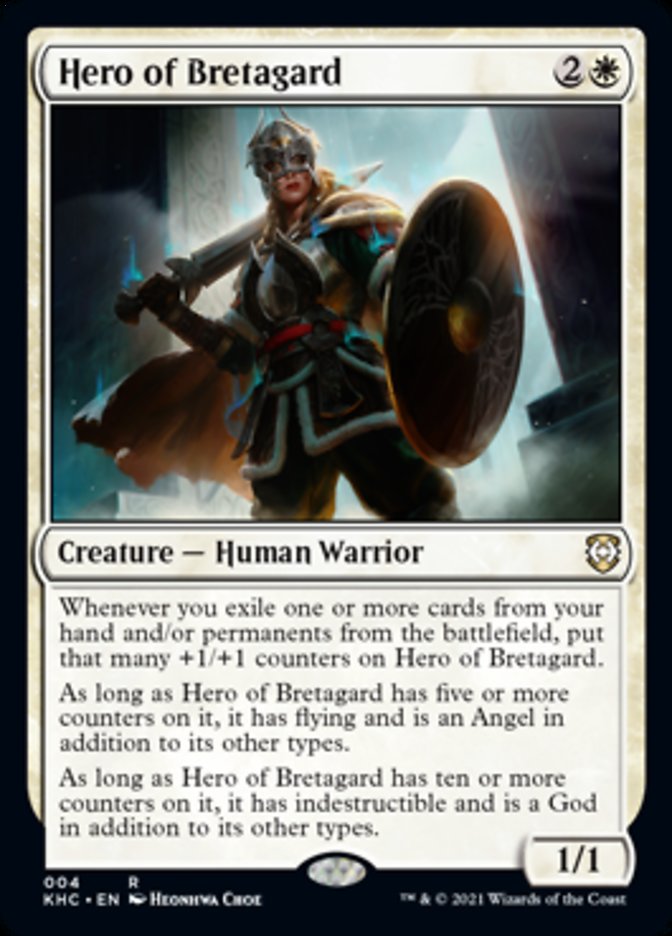 Hero of Bretagard [Kaldheim Commander] Magic: The Gathering