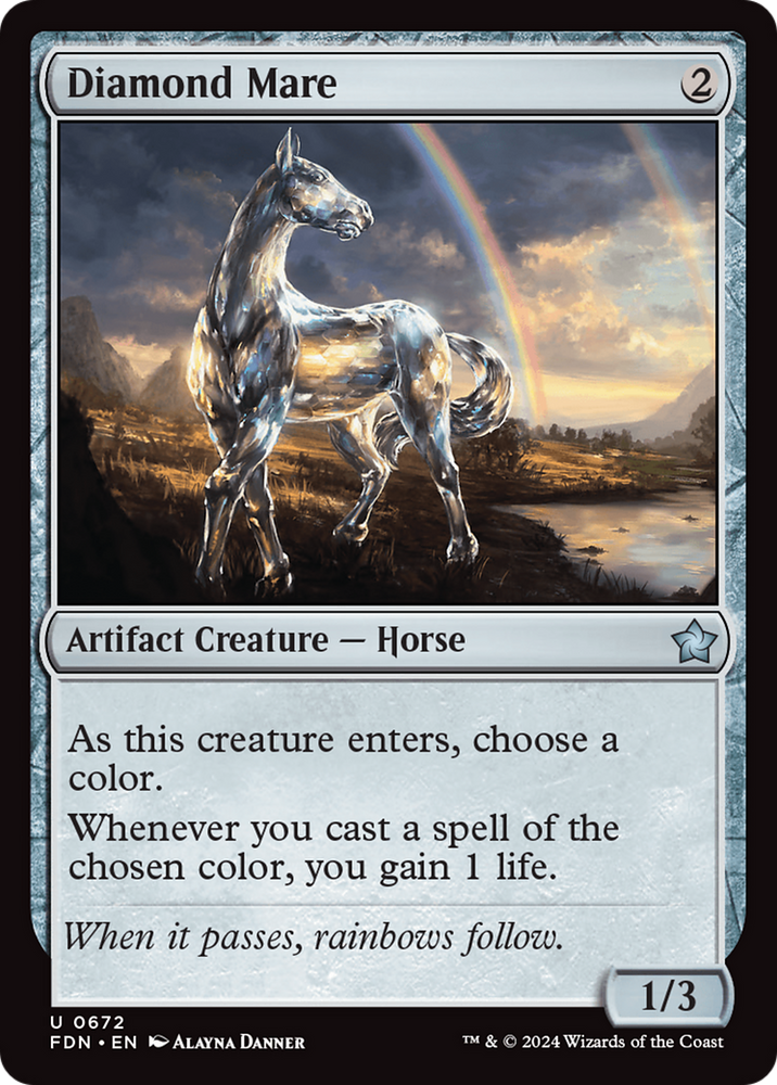 Diamond Mare [Foundations] Magic: The Gathering