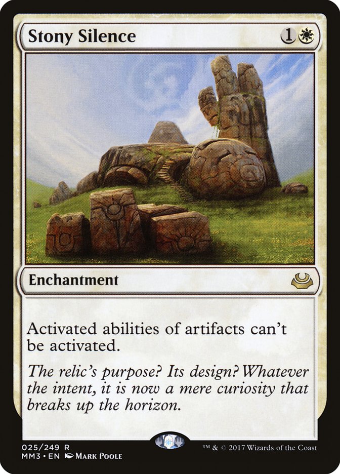 Stony Silence [Modern Masters 2017] Magic: The Gathering