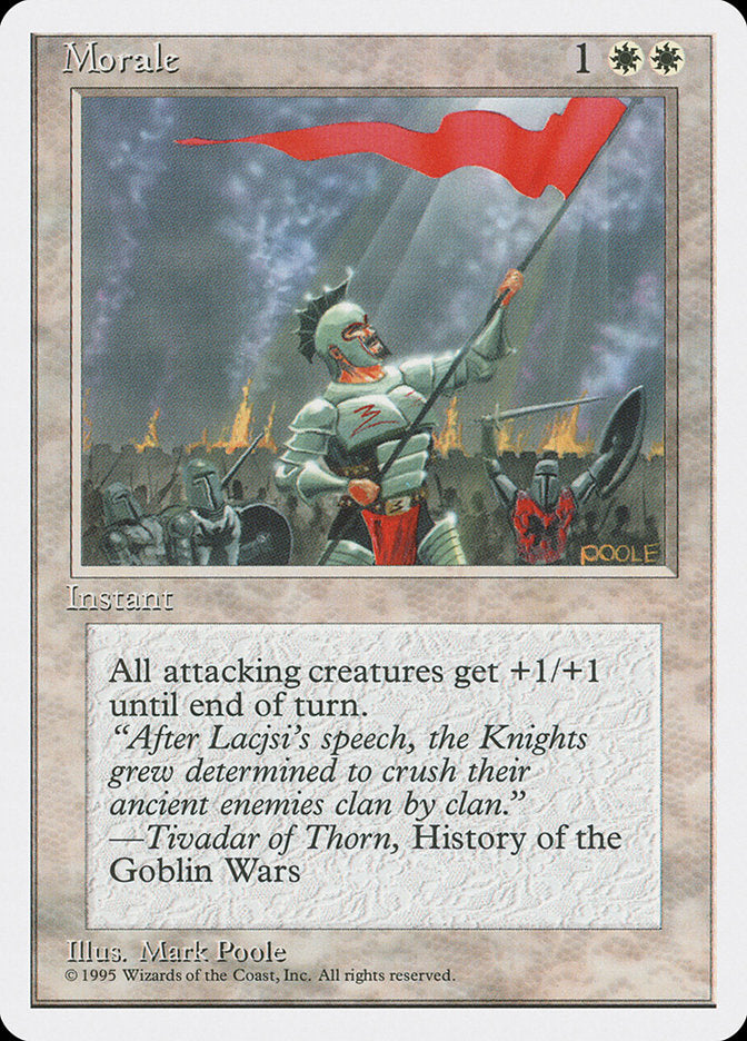 Morale [Fourth Edition] Magic: The Gathering