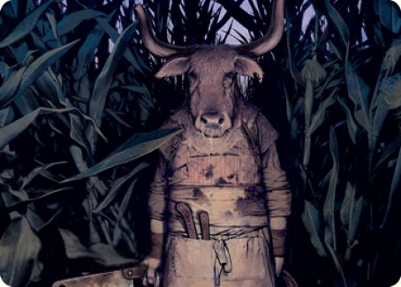 Fleshtaker Art Card [Innistrad: Midnight Hunt Art Series] Magic: The Gathering