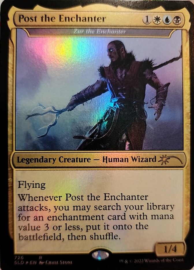 Zur the Enchanter - Post the Enchanter [Secret Lair Drop Promos] Magic: The Gathering