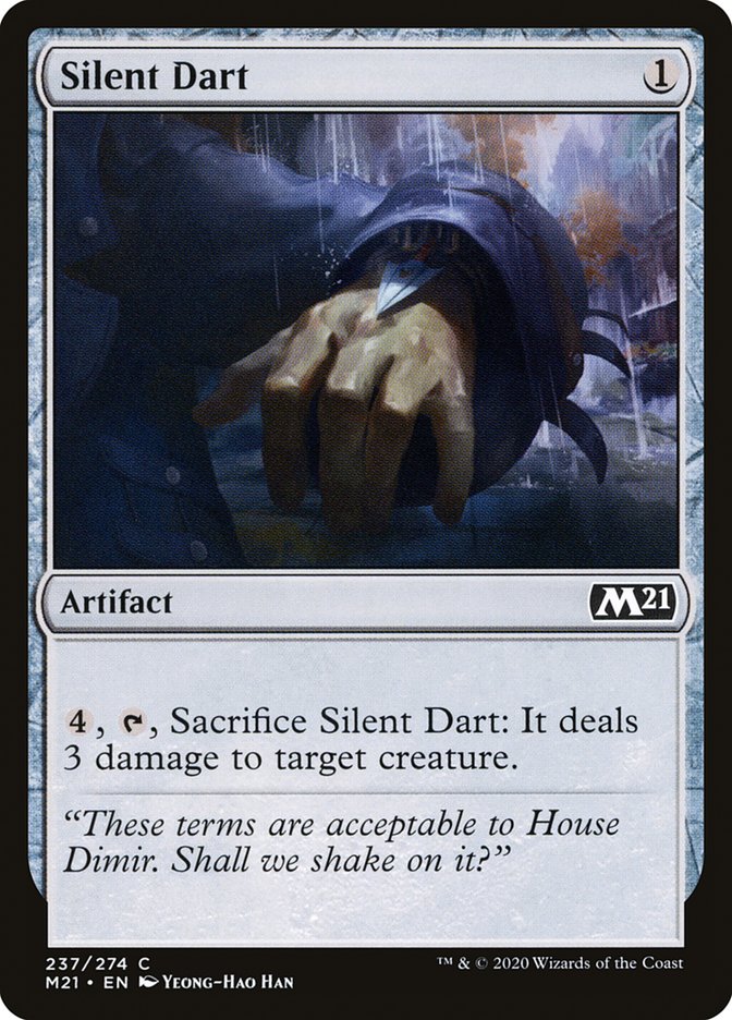 Silent Dart [Core Set 2021] Magic: The Gathering