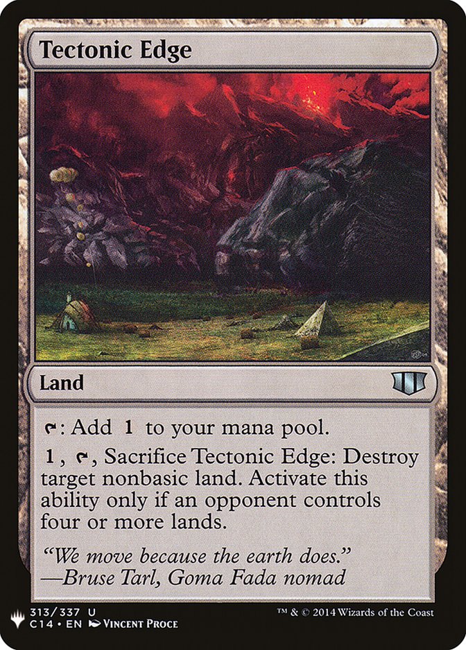 Tectonic Edge [Mystery Booster] Magic: The Gathering