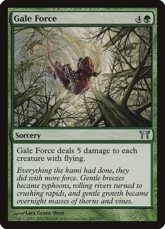 Gale Force [Champions of Kamigawa] Magic: The Gathering