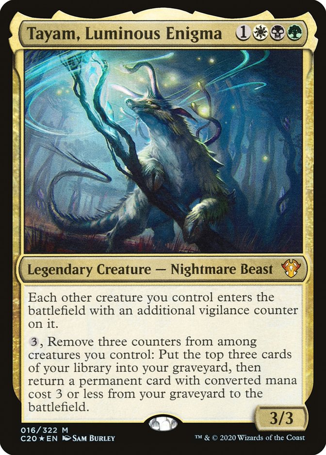 Tayam, Luminous Enigma [Commander 2020] Magic: The Gathering