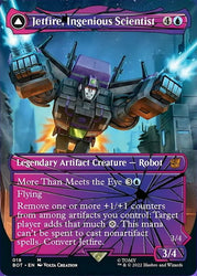 Jetfire, Ingenious Scientist // Jetfire, Air Guardian (Shattered Glass) [Transformers] Magic: The Gathering