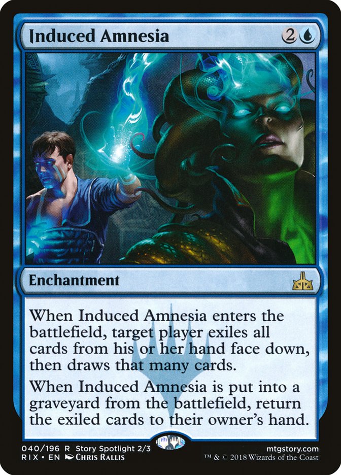 Induced Amnesia [Rivals of Ixalan] Magic: The Gathering