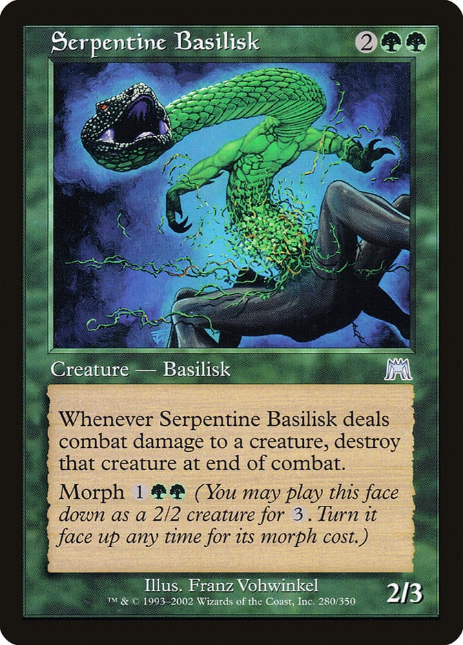Serpentine Basilisk [Onslaught] Magic: The Gathering