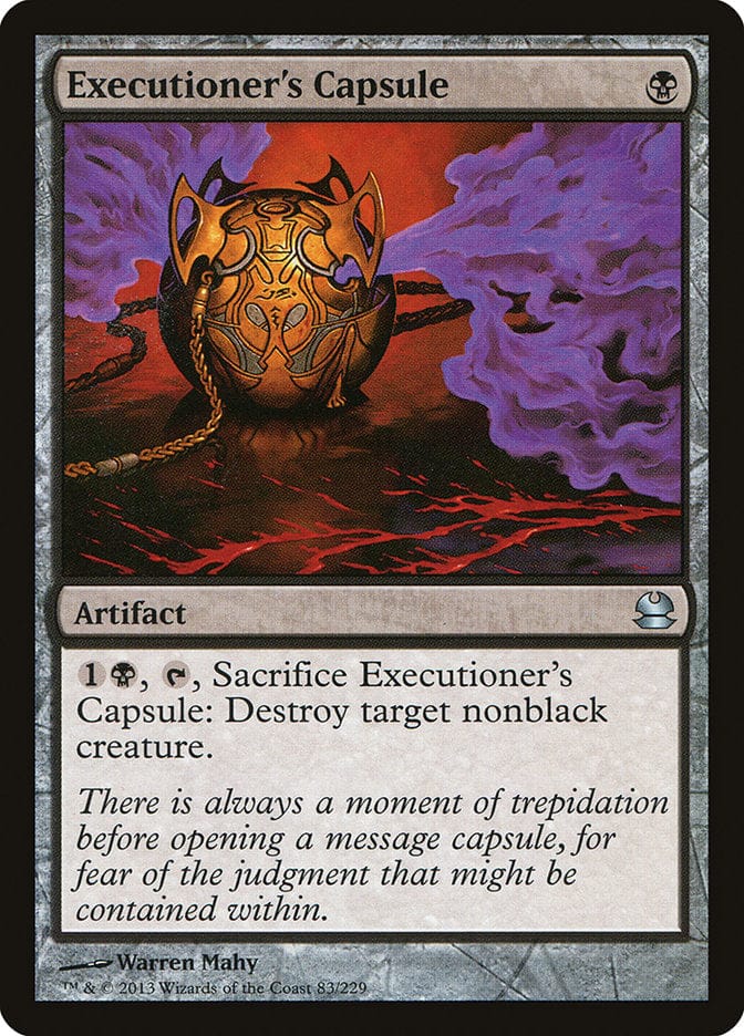 Executioner's Capsule [Modern Masters] Magic: The Gathering