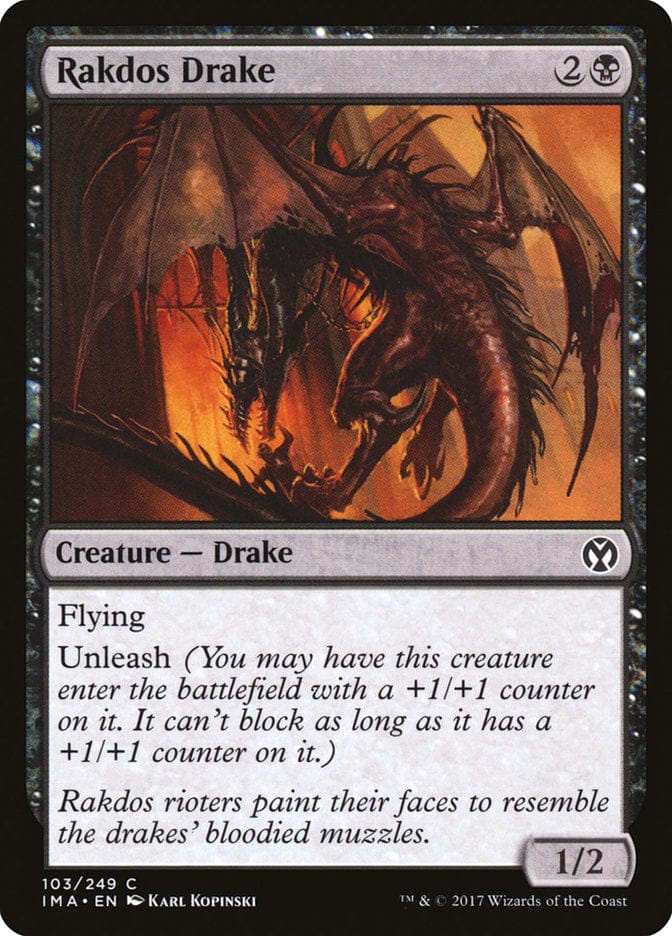 Rakdos Drake [Iconic Masters] Magic: The Gathering