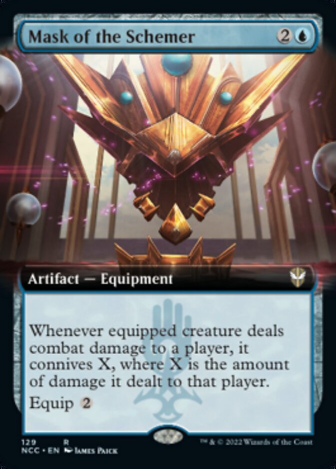 Mask of the Schemer (Extended Art) [Streets of New Capenna Commander] Magic: The Gathering