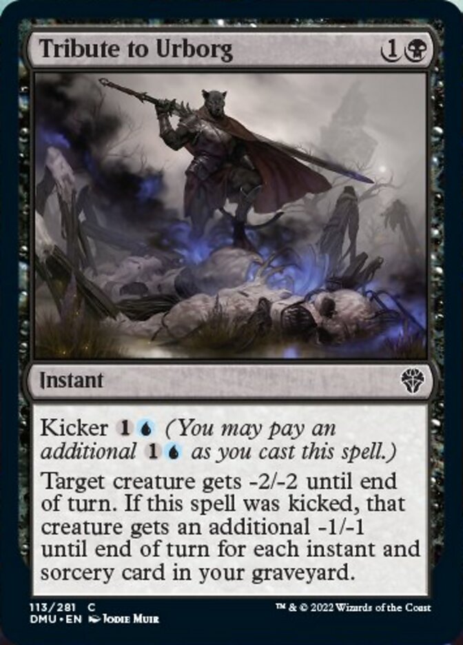 Tribute to Urborg [Dominaria United] Magic: The Gathering