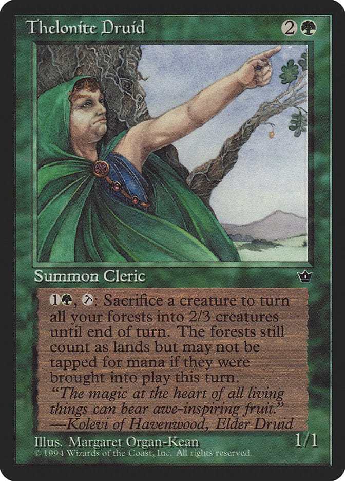 Thelonite Druid [Fallen Empires] Magic: The Gathering