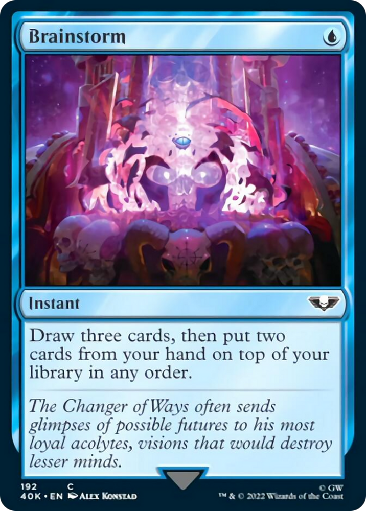 Brainstorm [Warhammer 40,000] Magic: The Gathering
