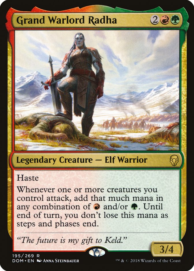 Grand Warlord Radha [Dominaria] Magic: The Gathering