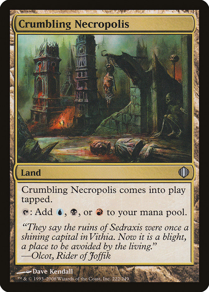Crumbling Necropolis [Shards of Alara] Magic: The Gathering