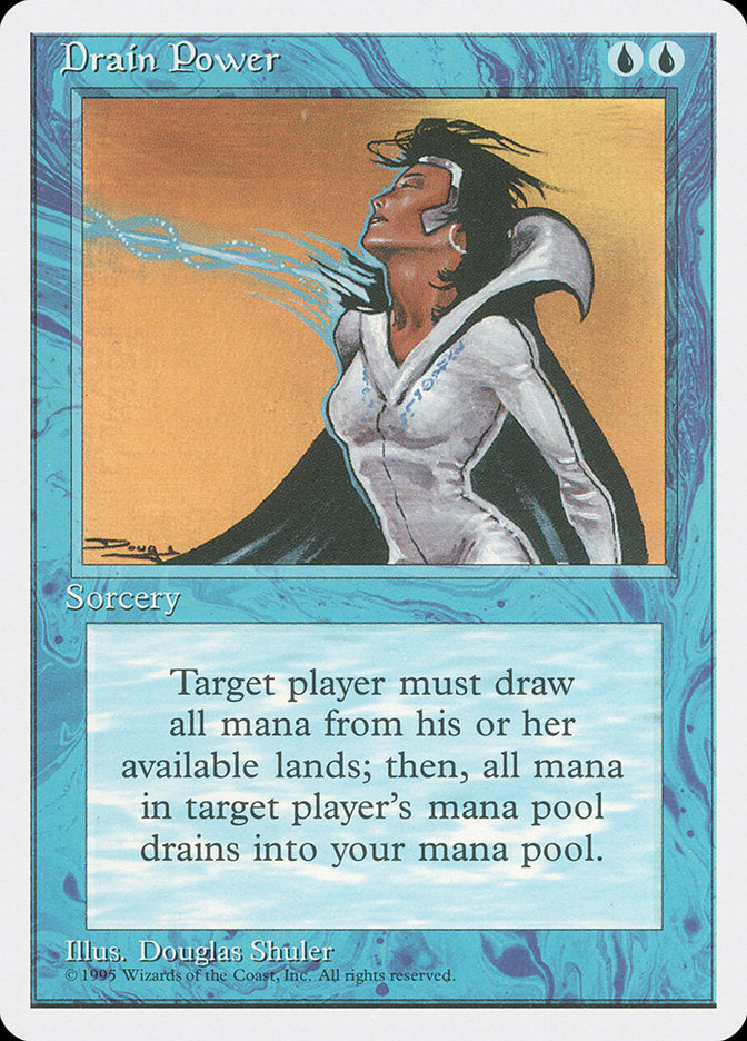 Drain Power [Fourth Edition] Magic: The Gathering