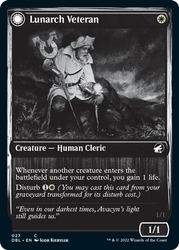 Lunarch Veteran // Luminous Phantom [Innistrad: Double Feature] Magic: The Gathering