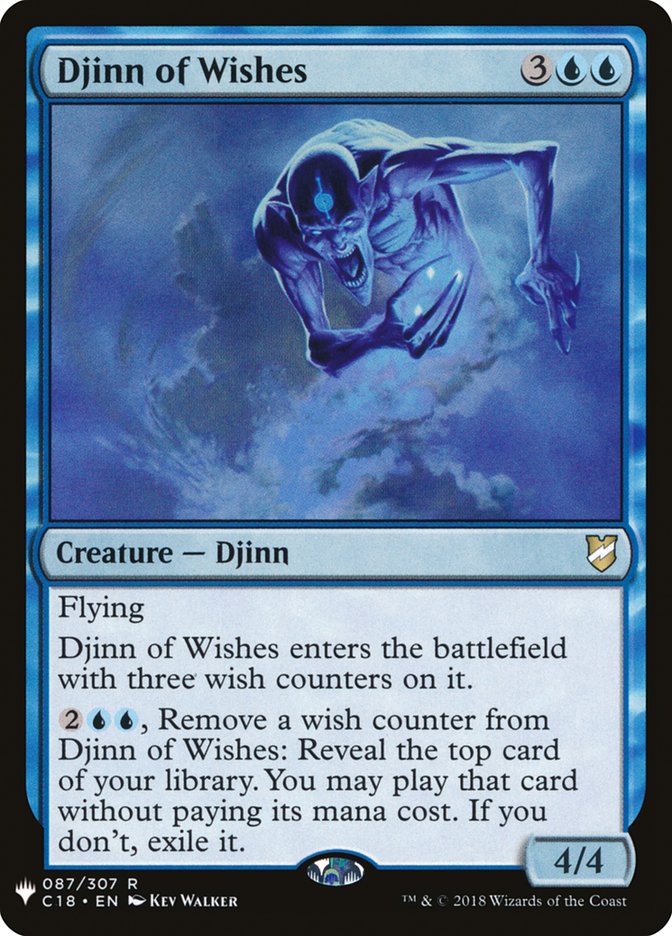 Djinn of Wishes [Mystery Booster] Magic: The Gathering