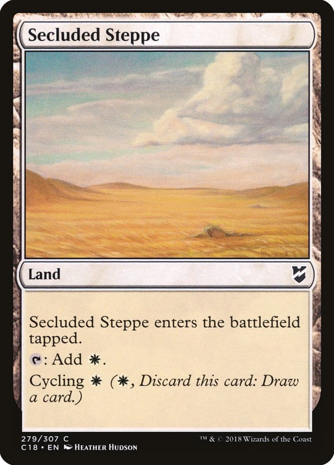 Secluded Steppe [Commander 2018] Magic: The Gathering