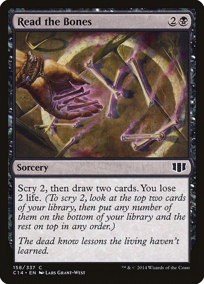 Read the Bones [Commander 2014] Magic: The Gathering
