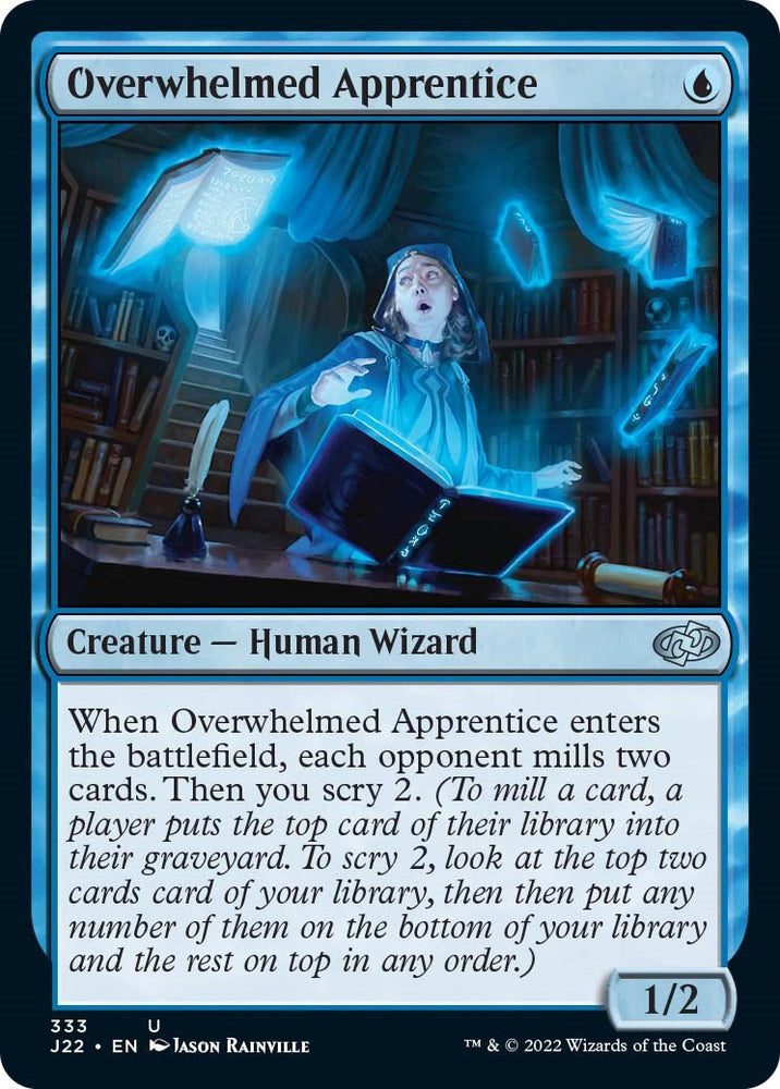 Overwhelmed Apprentice [Jumpstart 2022] Magic: The Gathering
