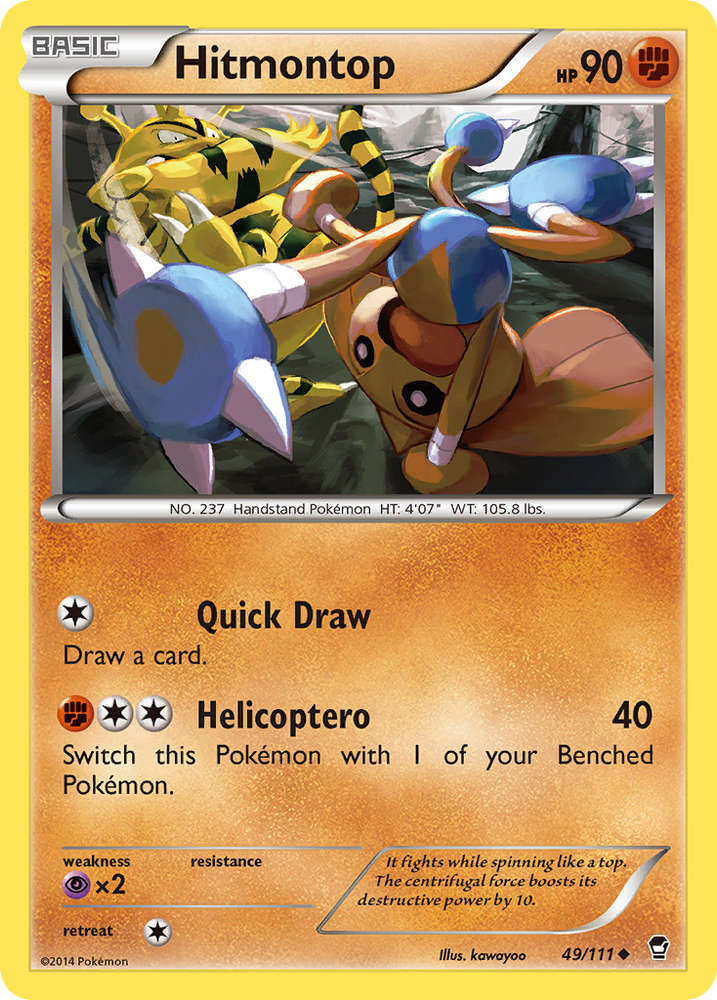 Hitmontop (49/111) [XY: Furious Fists] Pokémon