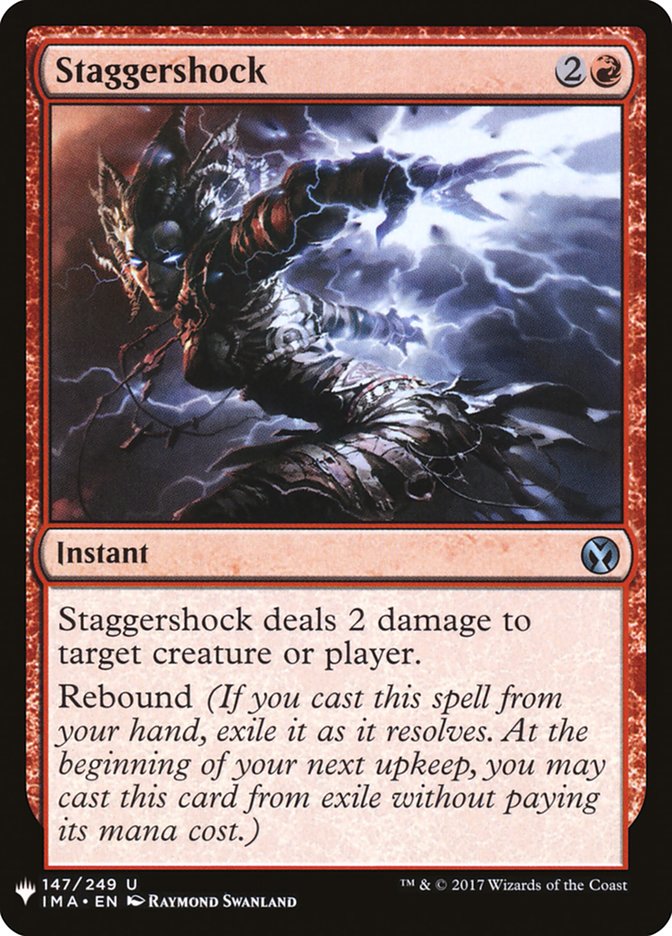 Staggershock [Mystery Booster] Magic: The Gathering