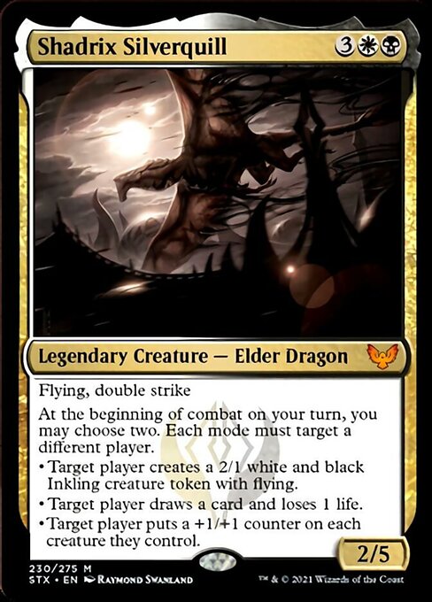 Shadrix Silverquill [Strixhaven: School of Mages] Magic: The Gathering