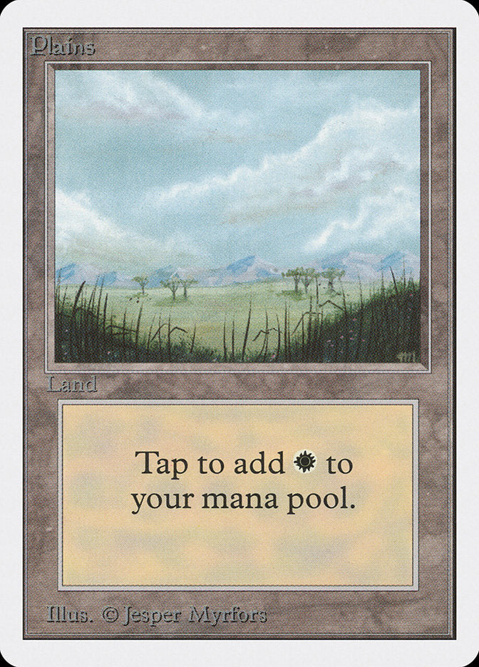 Plains (289) [Unlimited Edition] Magic: The Gathering