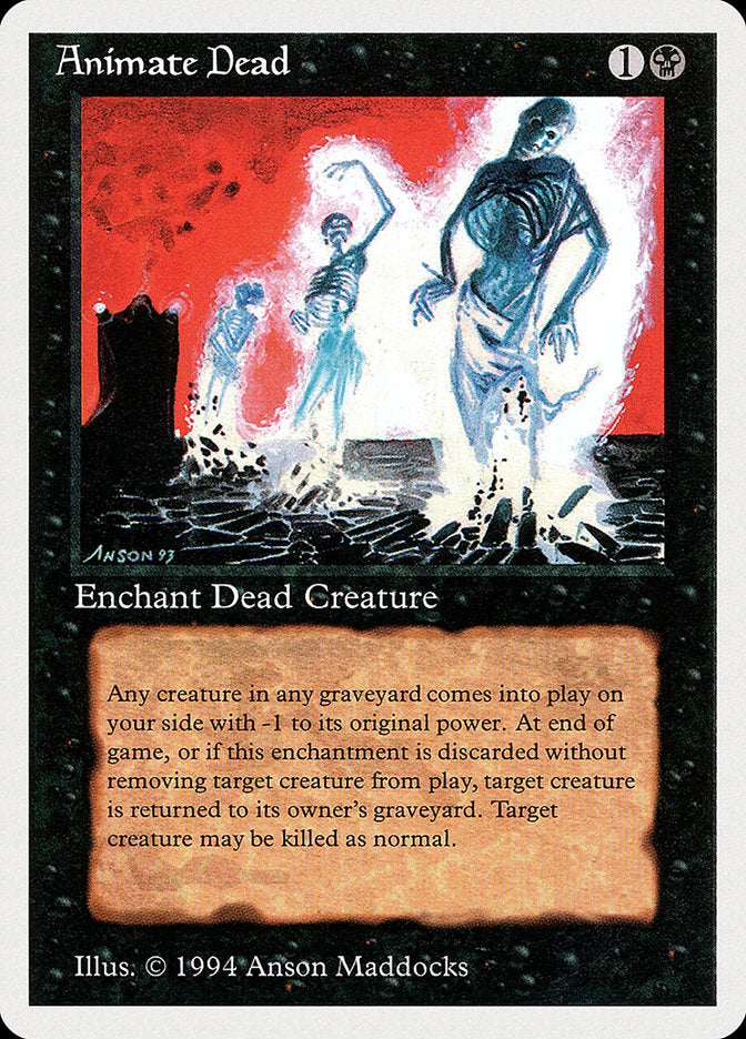 Animate Dead [Summer Magic / Edgar] Magic: The Gathering