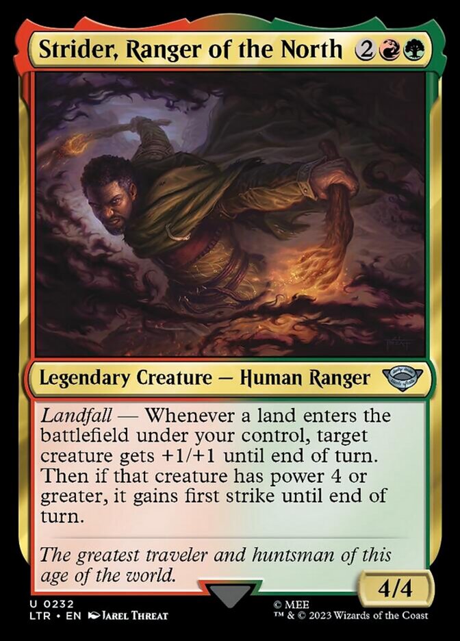 Strider, Ranger of the North [The Lord of the Rings: Tales of Middle-Earth] Magic: The Gathering
