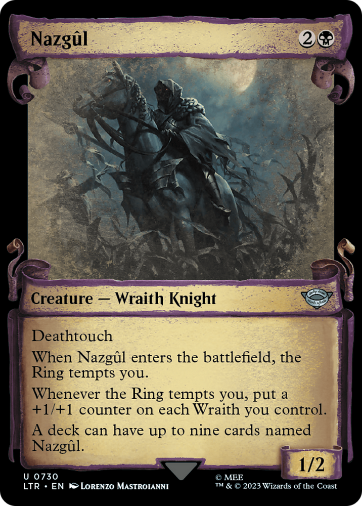 Nazgul (0730) [The Lord of the Rings: Tales of Middle-Earth Showcase Scrolls] Magic: The Gathering
