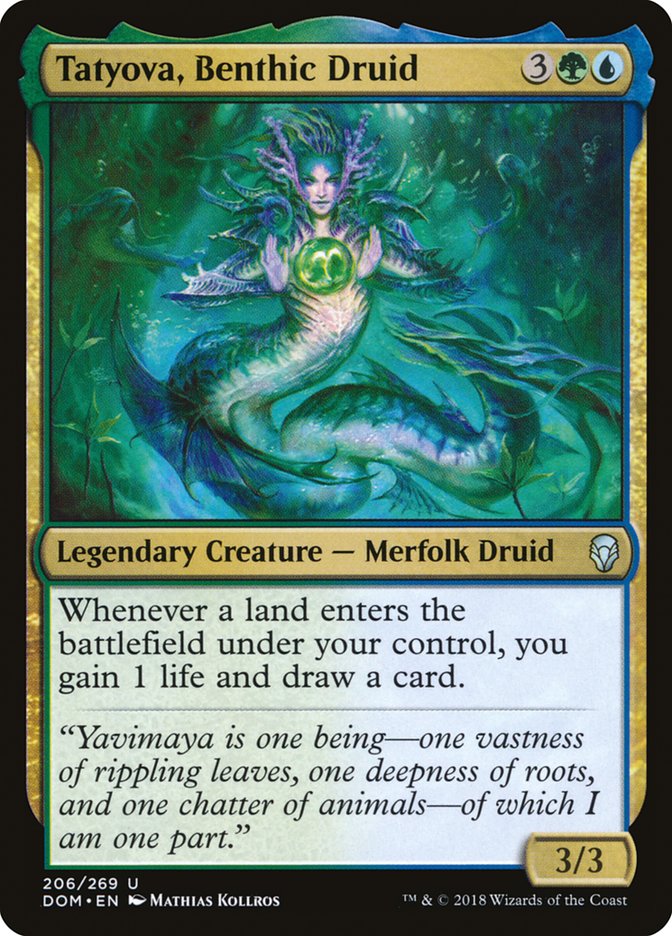 Tatyova, Benthic Druid [Dominaria] Magic: The Gathering