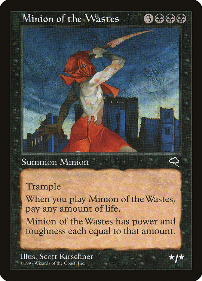 Minion of the Wastes [Tempest] Magic: The Gathering