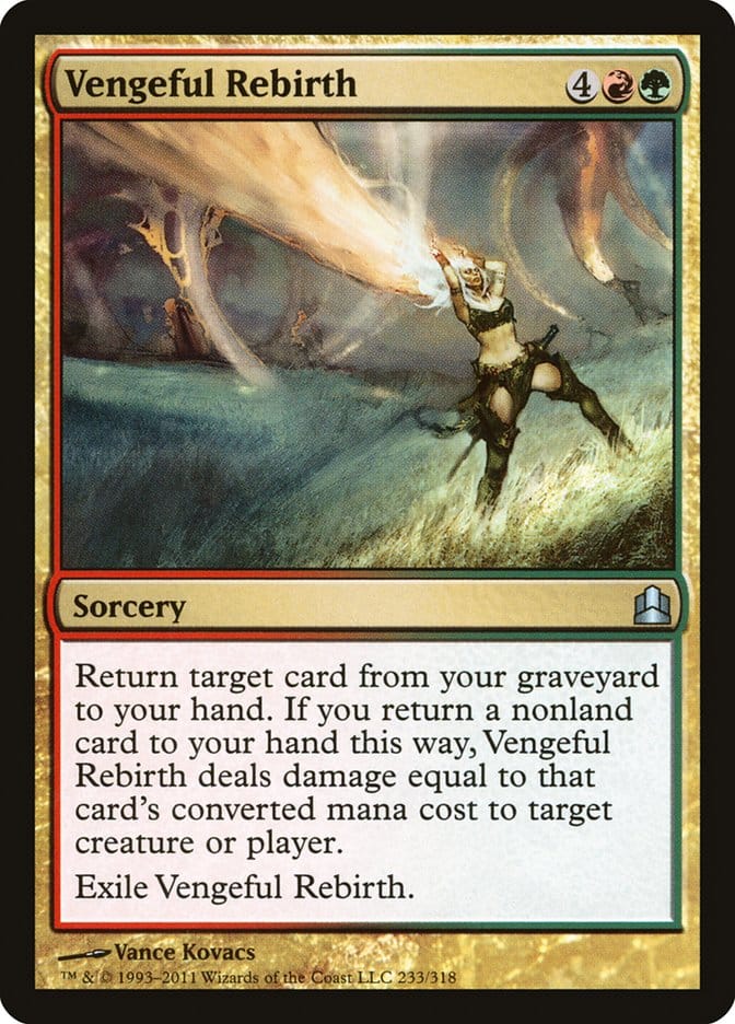 Vengeful Rebirth [Commander 2011] Magic: The Gathering