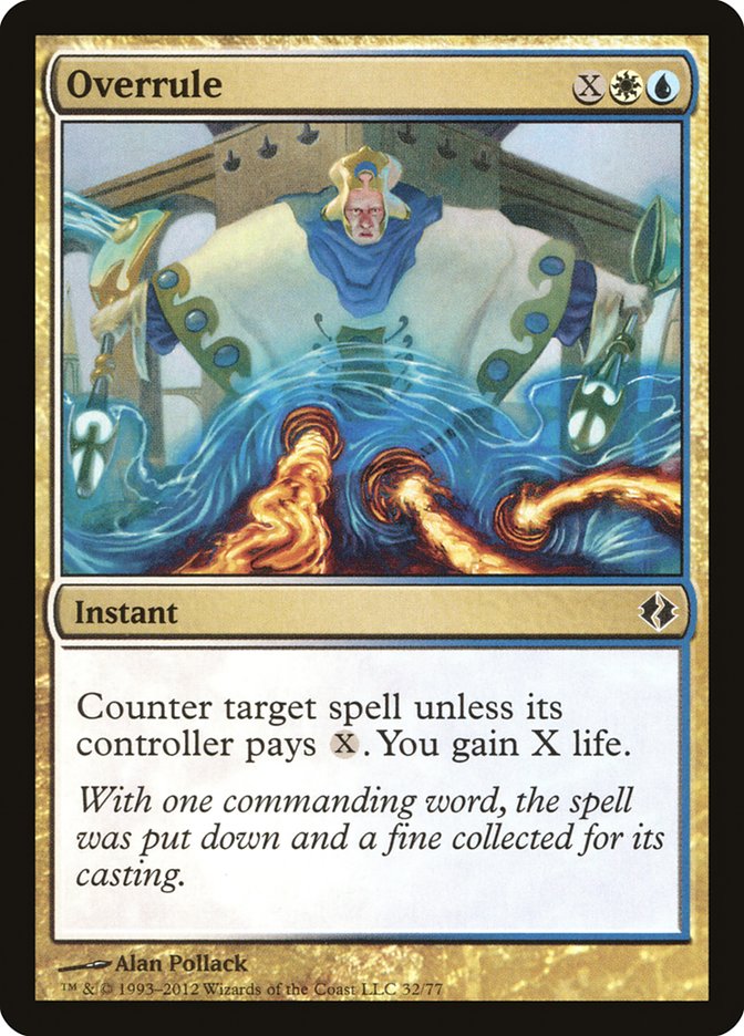 Overrule [Duel Decks: Venser vs. Koth] Magic: The Gathering