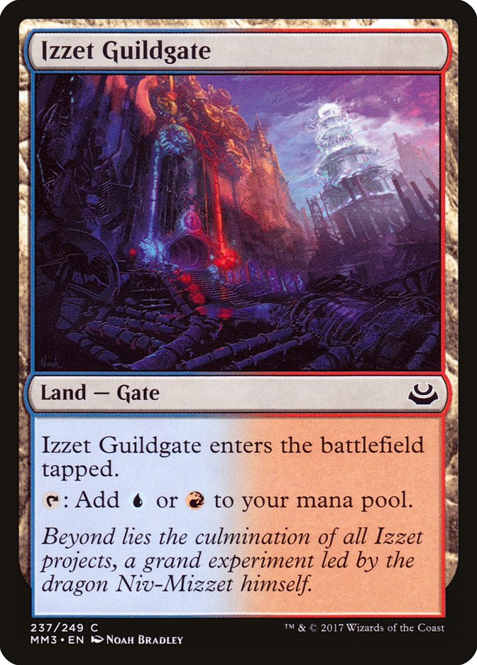 Izzet Guildgate [Modern Masters 2017] Magic: The Gathering