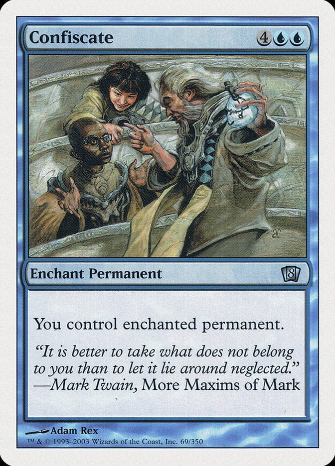 Confiscate [Eighth Edition] Magic: The Gathering