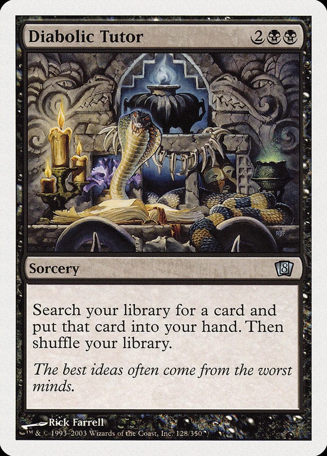 Diabolic Tutor [Eighth Edition] Magic: The Gathering