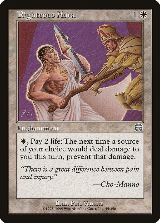 Righteous Aura [Mercadian Masques] Magic: The Gathering