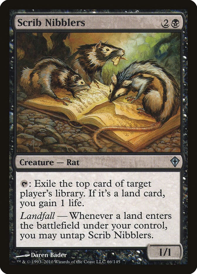 Scrib Nibblers [Worldwake] Magic: The Gathering