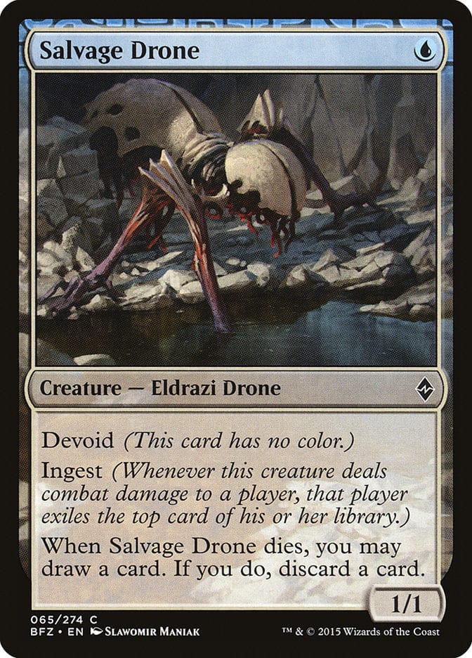 Salvage Drone [Battle for Zendikar] Magic: The Gathering